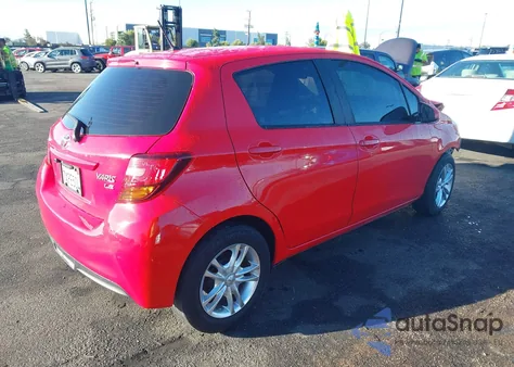2015 Toyota Yaris Le z USA, uszkodzony, nr VIN VNKKTUD32FA038531
